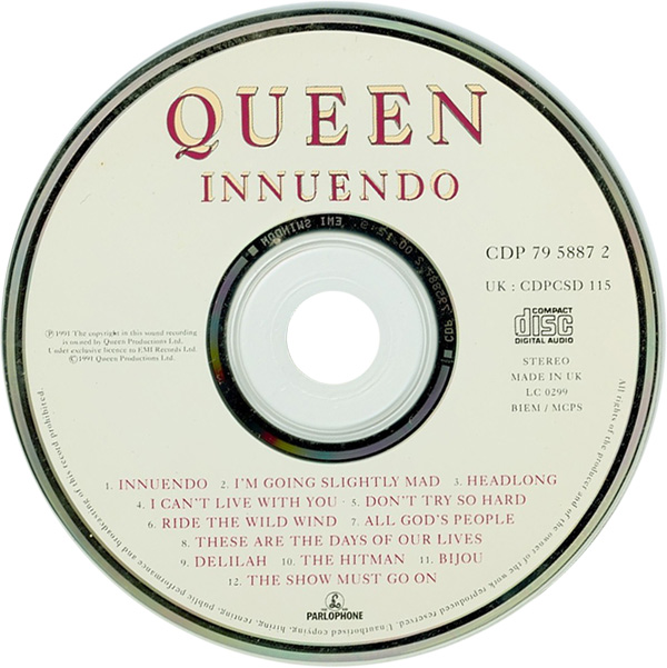 Queen  Innuendo : CD